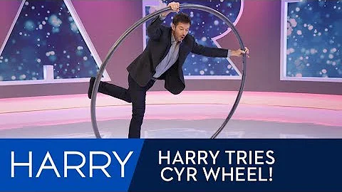 Harry Tries...CYR WHEEL!