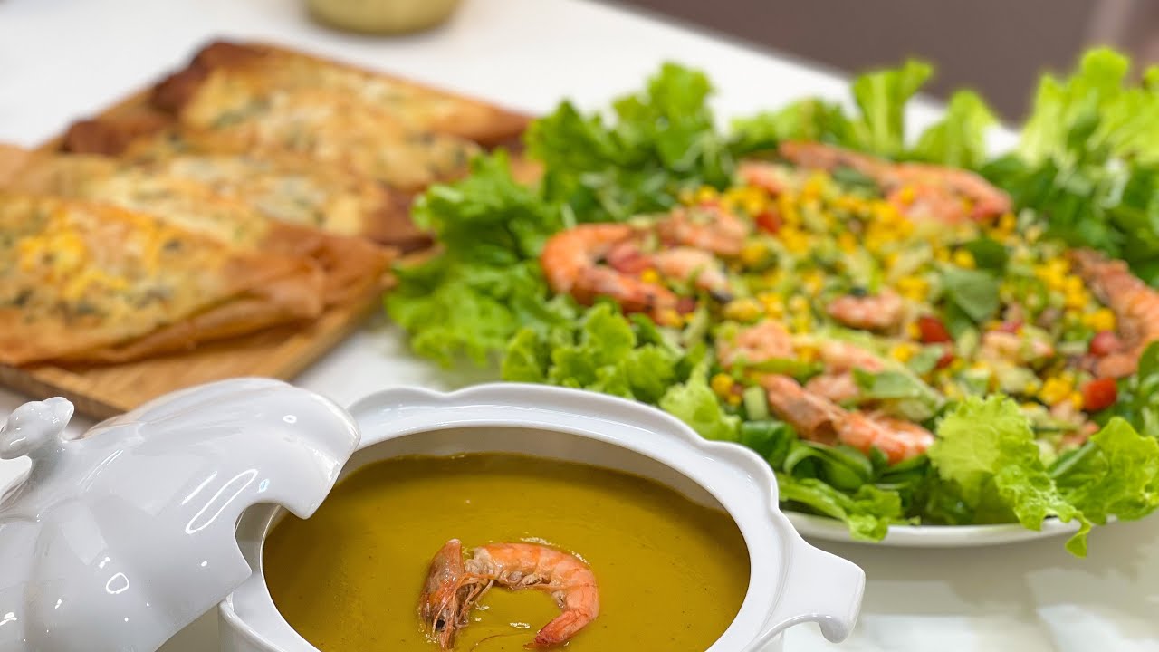 بأقل  من رطل كروفات عملت 3  وصفات تعشق 🍤🍤🍤🥗🥗🥗