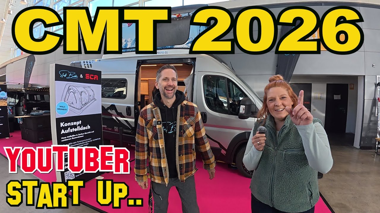 Tolles Gadget für Camper👉Markus von Fan 4 Van lebt seinen Traum👍Dachzelt und Campermöbel aus Luft👌