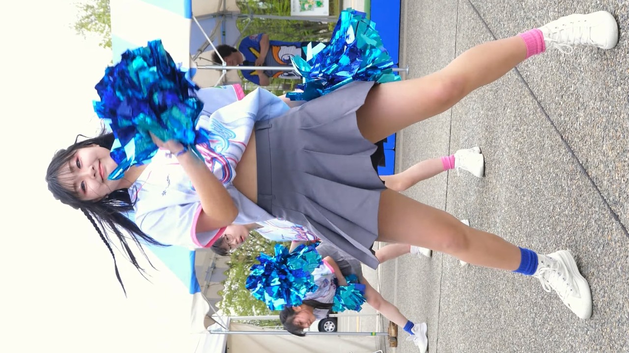 【チアダンス】Leap-Sky(リープスカイ) 「Clap and Clap」(Da-iCE) カターレ富山 vs. いわきFC K STUDIO 第1部 縦動画 2025年4月20日