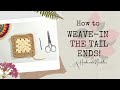 Weave-in the tail ends - EASY method for beginners! Hindi/Urdu
