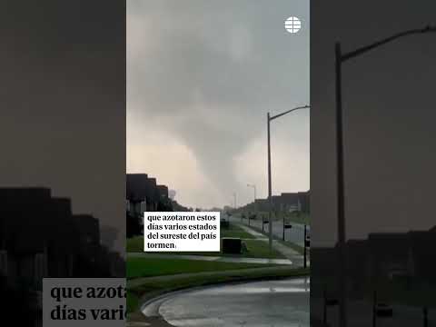 Una nube en forma de embudo sorprende a ciudadanos de Alabama