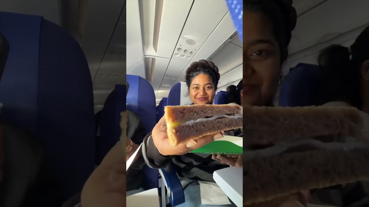Что я ела в самолете✈️🍔 