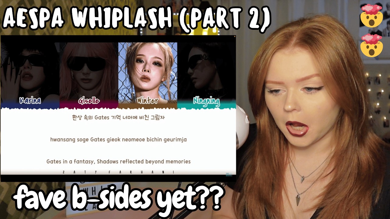 aespa Whiplash Reaction (Part 2 - Flights Not Feelings, Pink Hoodie, Flowers, Just Another Girl)