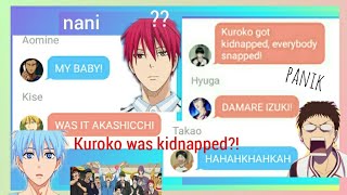 Kuroko Got Kidnapped?! ft. Kuroko's Harem || KnB Texts