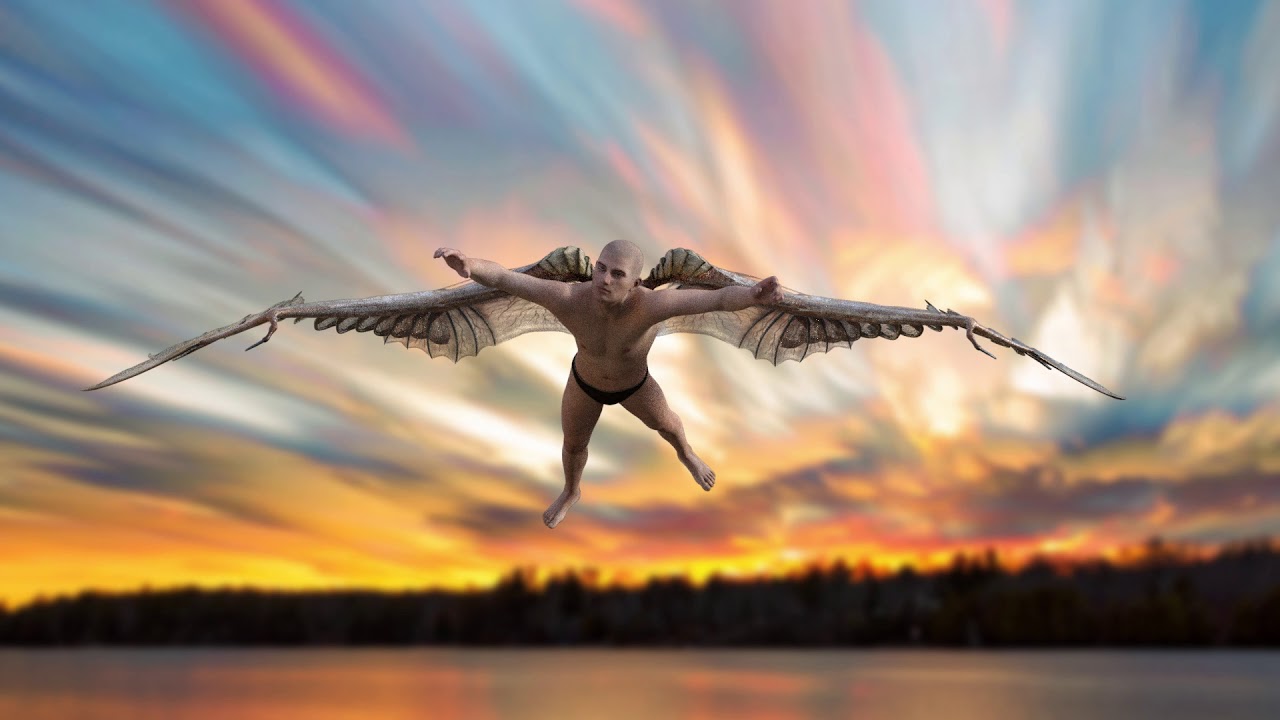 Green Screen HD - BEAUTIFUL FLAPPING WINGS