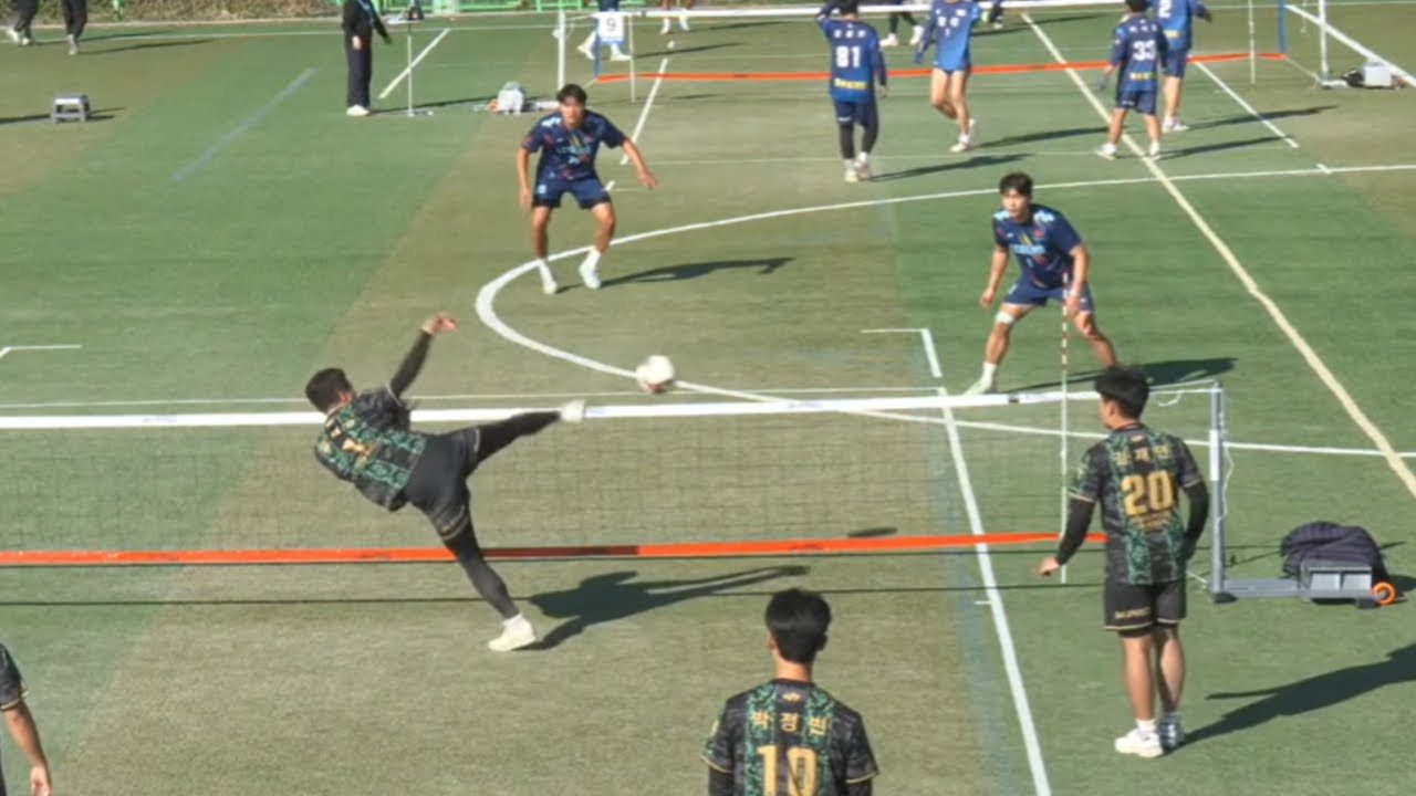 [전국일반부 준결승] 광주레전드(김동현) vs 부산중앙(김재승) 제14회 돌하르방배 전국 족구대회 (Korea jokgu)