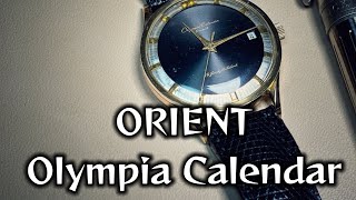 素晴らしい文字盤！Orientも沼！　Orient Olympia Calendar が来ました！