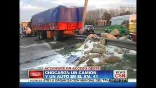 C5N - TRÁNSITO: ACCIDENTE EN ACCESO OESTE