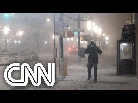 Nevasca no nordeste dos EUA pode ser “histórica”, dizem meteorologistas | CNN SÁBADO