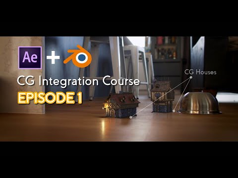 CG Integration into Live Action Footage Blender + After Effects Tutorial (Part 1)