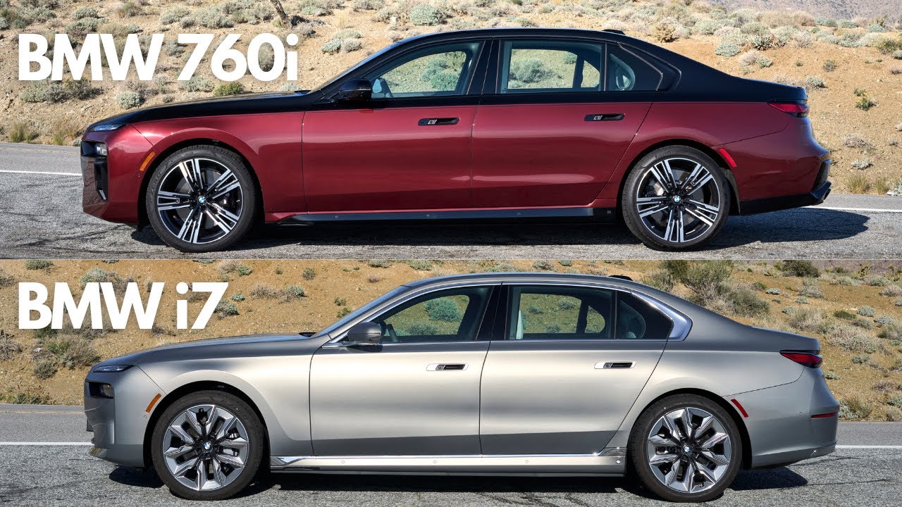 The Most Luxurious BMW Ever: BMW i7x60 vs BMW 760i - YouTube