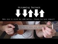 Moon River EASY Ukulele Tutorial With Chords / Lyrics