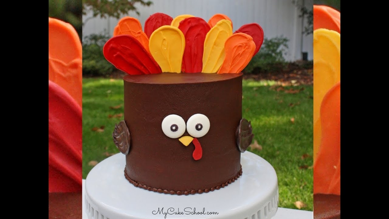 DIY! Wilton's Thanksgiving Turkey Cake! Instructions!