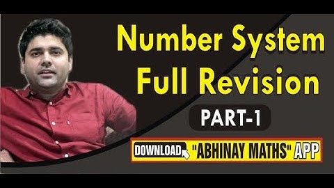 NUMBER SYSTEM PART 1 FULL REVISION FOR SSC CGL MAINS BY ABHINAY SHARMA