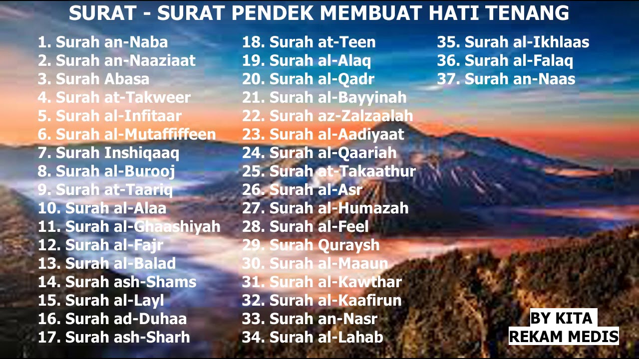 Surat Pendek Alquran : Surat Pendek Al-Quran - Android Apps on Google