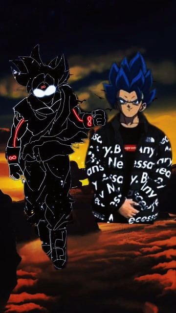 Drip goku V/S Drip gogeta who is strong 🤔||#dbs #anime #dragoball #dbz ...