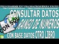 418 Conectar ❤️ Excel con Excel 🔥 Consulta SQL Rango Numeros con Datos Otro Libro