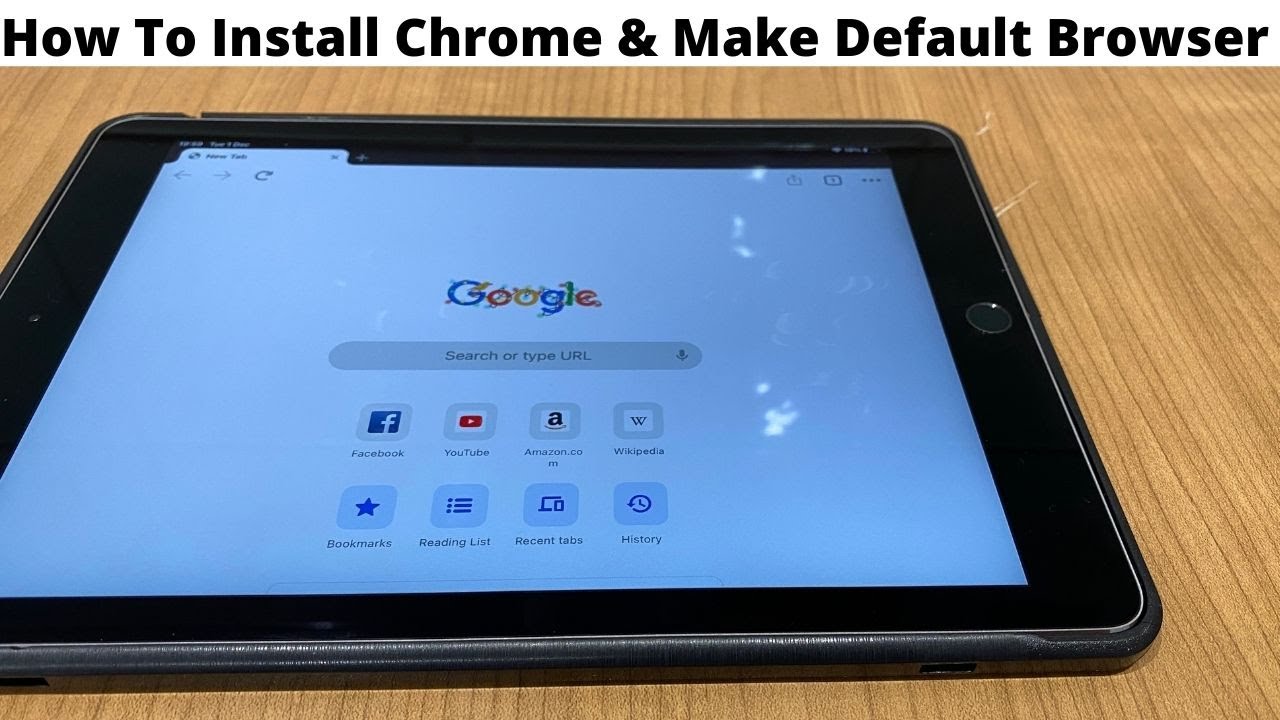 safari or google chrome on ipad