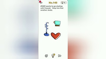 Brain Out Level 140 zozo want to go skating with friends help him find another skate