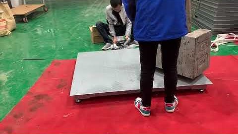 testing floor scale