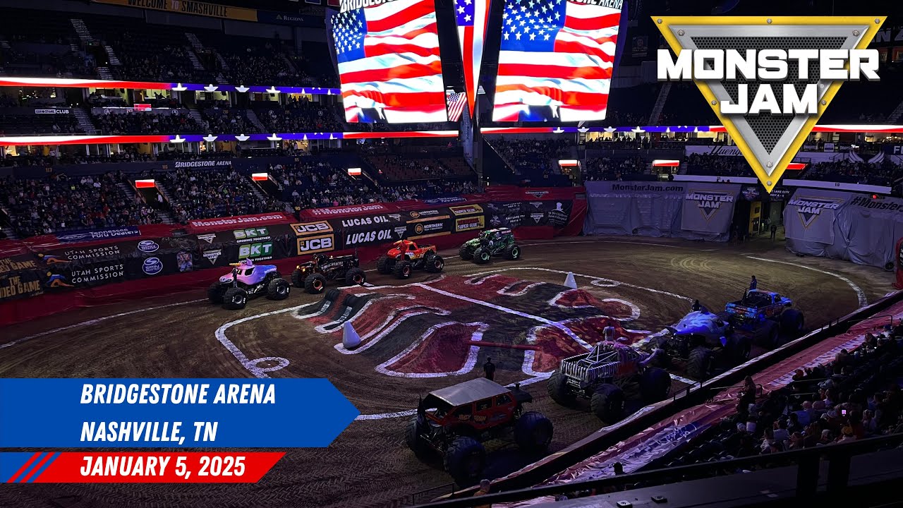 Monster Jam 2025 Highlights: Nashville, TN (Sunday Afternoon)