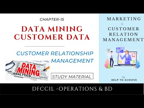 Data Mining on Customer Data - Data Mining - Customer Relation Management - DFCCIL operations and bd Data Mining on Customer Data - Data Mining - Customer Relation Management - DFCCIL operations and bd