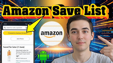 How To Find Save For Later Items on Amazon App - Full Tutorial