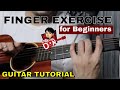 Finger Stretching Exercises - Guitar Tutorial for Beginners