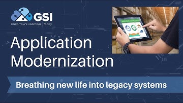 GSI Application Modernization Practice Overview