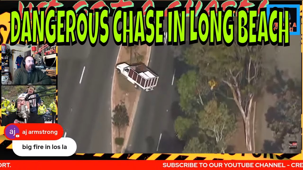 WILD POLICE CHASE OF A STOLEN TRUCK - YouTube
