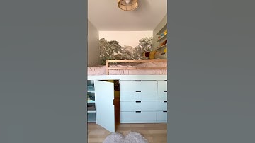 IKEA HACK: kidsbed with dresser and hidding spot 🤩💫