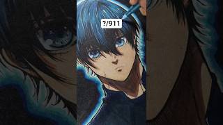 Isagi Yochi Drawing Glow Effect