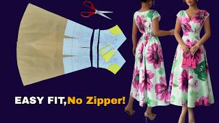 The Secret to a Perfect Fit | Summer Dress (NO ZIPPERS!)