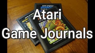 Atari Game Journals | Asteroids, Missile Command, Adventure