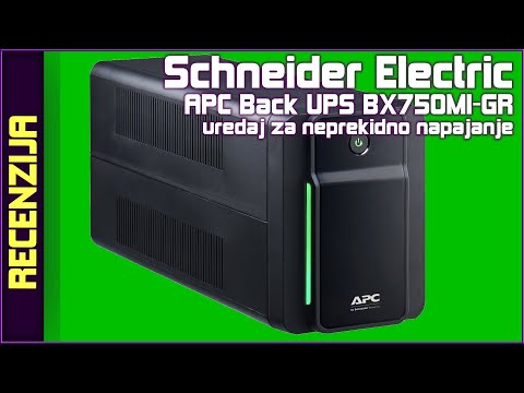 Schneider Electric APC Back UPS BX750MI-GR recenzija - pouzdano neprekidno napajanje (11.05.2021)