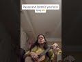 If you’re in love feel it #ukulelecover #bollywood #jagjitsingh #lovesong