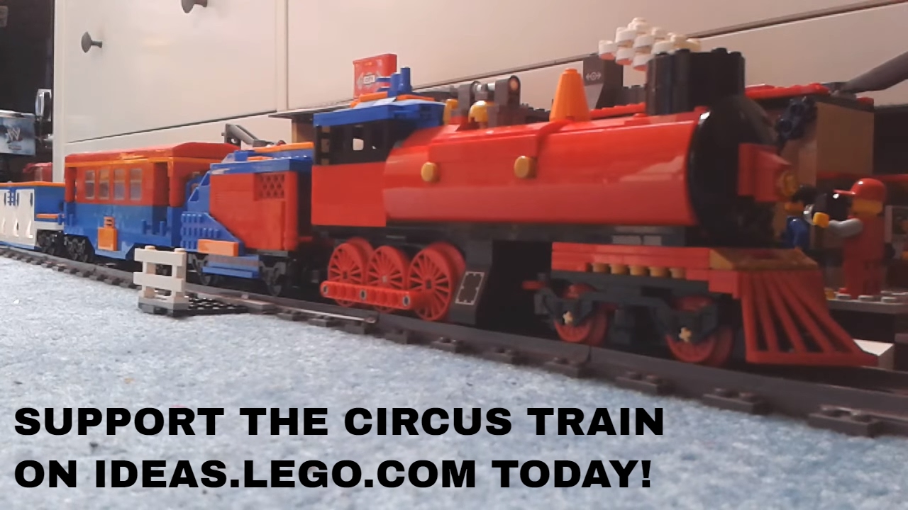 Lego Circus Train in action -