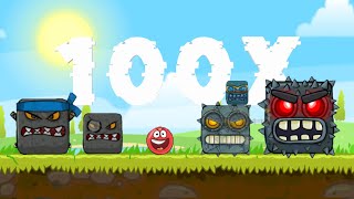 Red Ball 4 - Full Game at 100x Speed screenshot 3