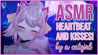 [ASMR] Kisses and heartbeat by your catgirl for Relaxing Sleep! | by a Catgirl Vtuber