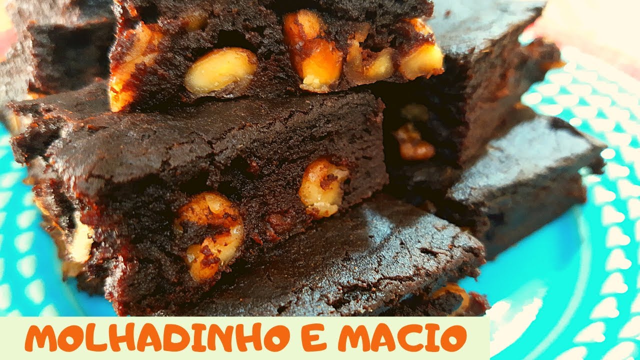 BROWNIE DE BATATA DOCE | SEM GLÚTEN E SEM LACTOSE