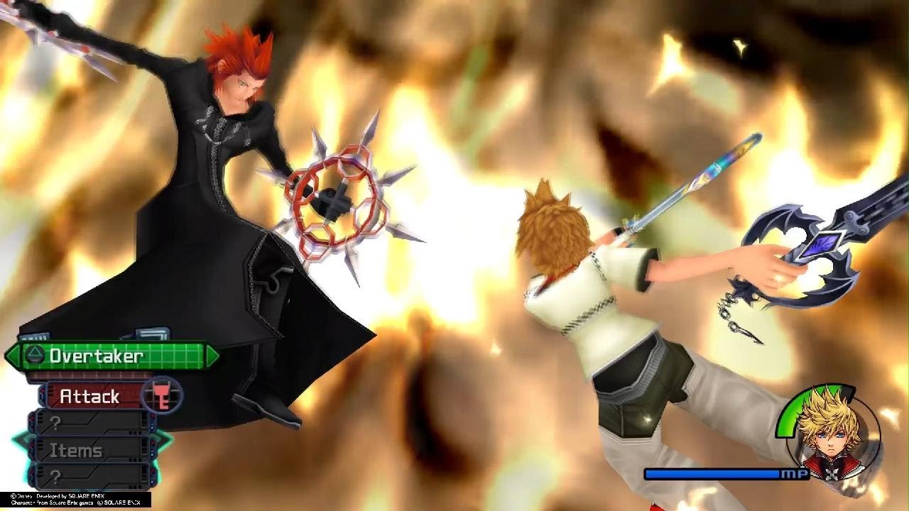 Roxas vs. Axel 2nd Boss Fight (Kingdom Hearts 2) - YouTube