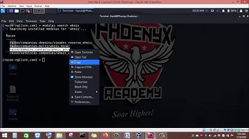 Using Recon-ng: Setting up a Workspace