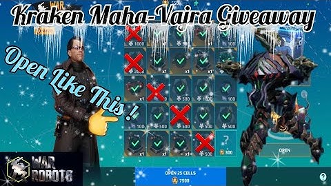 Kraken Maha-Vajra Giveaway! | Legendary Chest Opening - #wrwinkrakenmv