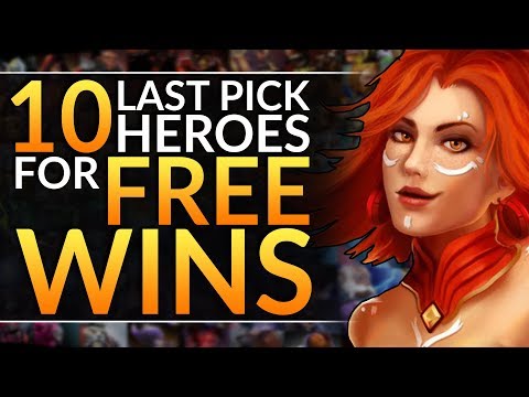 10 LAST PICK HEROES that INSTANTLY Win Games – Best Mid Drafting Tips – Dota 2 Pro Draft Guide