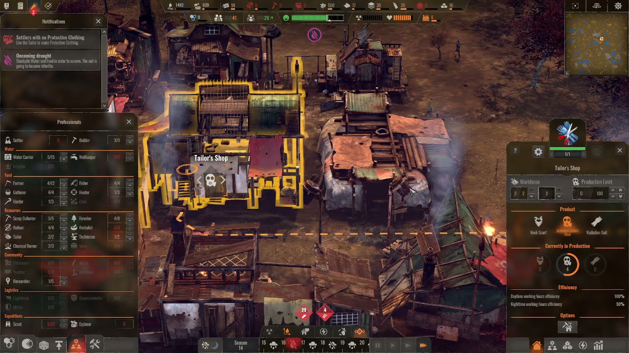 Let's Play Endzone - A World Apart EP2: Thirsty and Starving