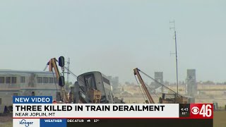 NTSB investigators arrive at the scene of a fatal Amtrak derailment in Montana