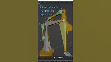 Setting up an IK arm with constraints in Blender
