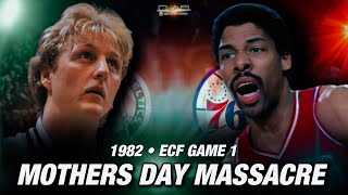 'Mothers Day Massacre' - 1982 NBA ECF Celtics vs 76ers GM 1