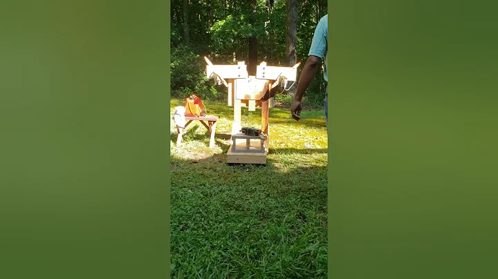 Twin RCGF 35 cc Engines on Test Stand